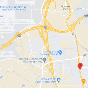 Map of Atlanta location